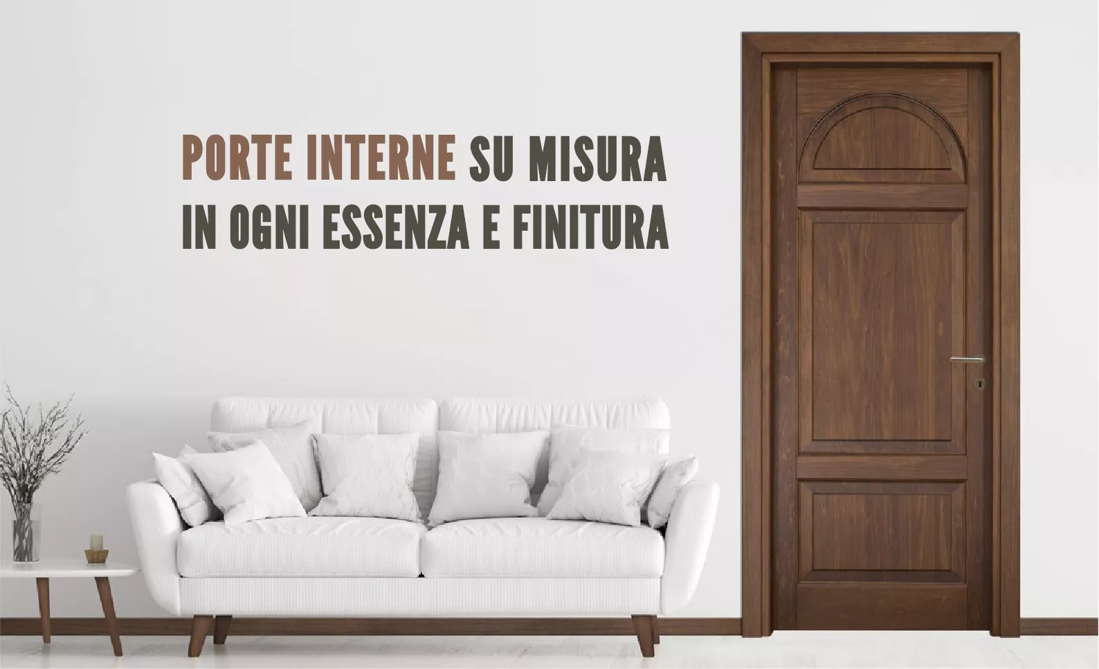 Porte interne su misura in ogni essenza e finitura