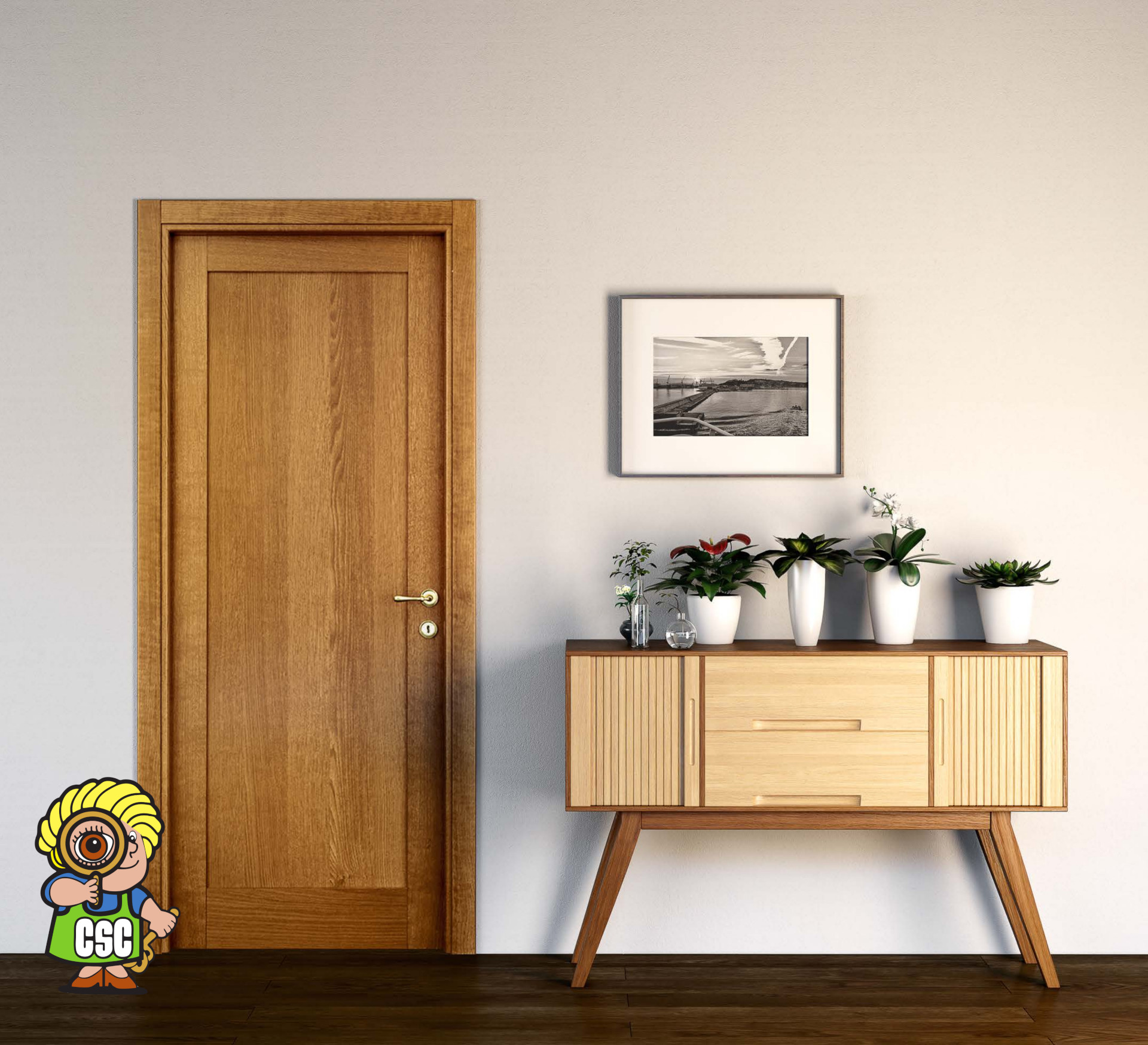 porta laccata dorica castelli nobile m3 801 rovere tinto miele