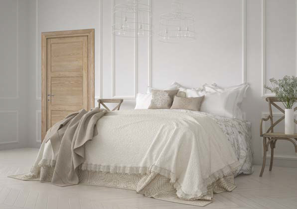 Porta in legno Micheloni Classica Slide Montalcino frassino naturale spazzolato