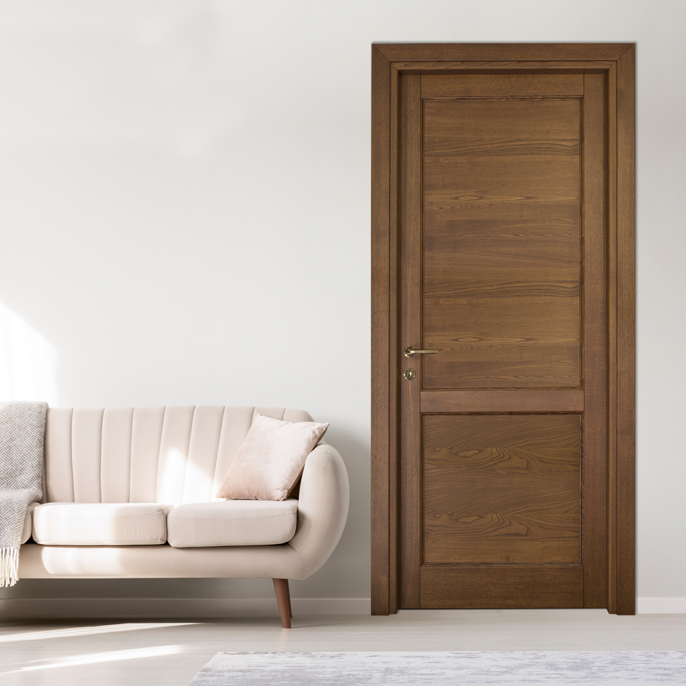 Porte in legno Micheloni Classica Slide Punta Ala castagno medio